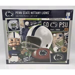 You the Fan! NCAA Penn State Nittany Lions Throwback 500pc 24x18 Puzzle / NEW